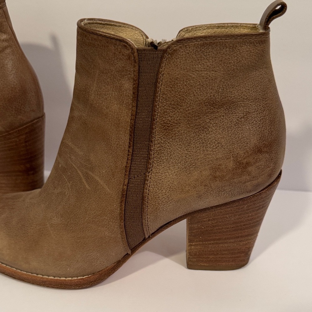 AQUATALIA Tan Ankle Booties - Picture 6 of 7